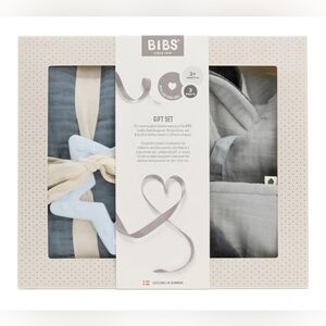 BIBS Baby Gift Set with Pacifier and Blanket